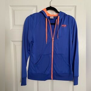 Fila Sport Blue and Orange Hoodie